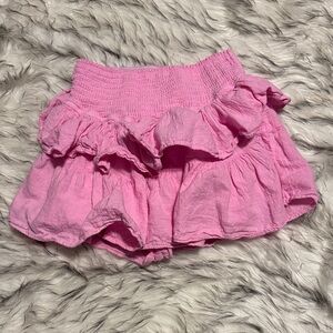 Pink Ruffled Women’s Skirt